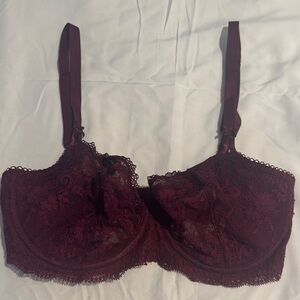 Victoria's Secret Red Lace Underwire Bra
